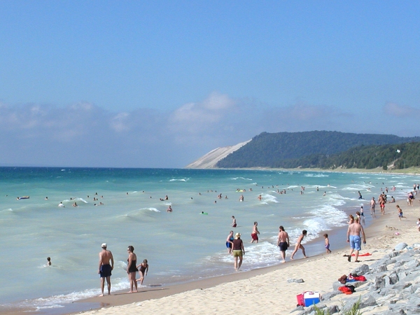 Crowd at Empire Beach