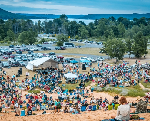 Dune Climb Concert by Mark Smith