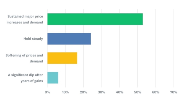 Chart showing the housing needs in Leelanau County in the next five years.